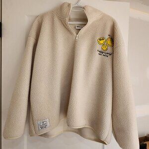 Smiley World Embroidered Half Zip